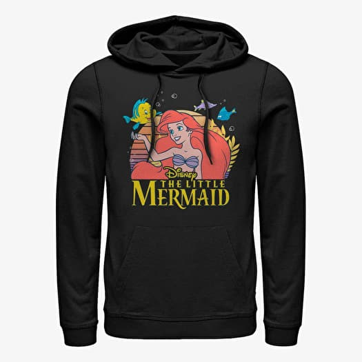 Mikina Merch Disney The Little Mermaid - LM Title Unisex Hoodie Black