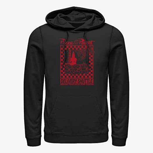 Sweatshirt Merch Disney Toy Story 1-3 - Pizza Planet Delivery Unisex Hoodie Black