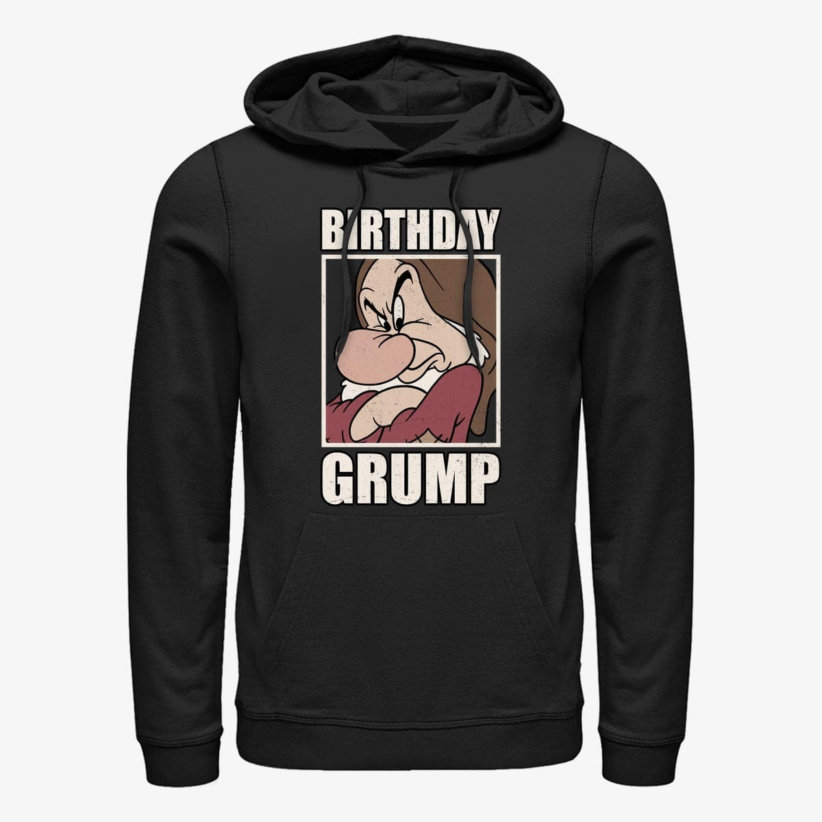 Hoodies and sweatshirts  Merch Disney Snow White and the Seven Dwarfs - Grumpy Bday Unisex Hoodie Black