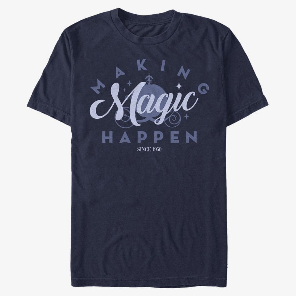 majice kratkih rukava Merch Disney Cinderella - Magic Since 1950 Unisex T-Shirt Navy Blue