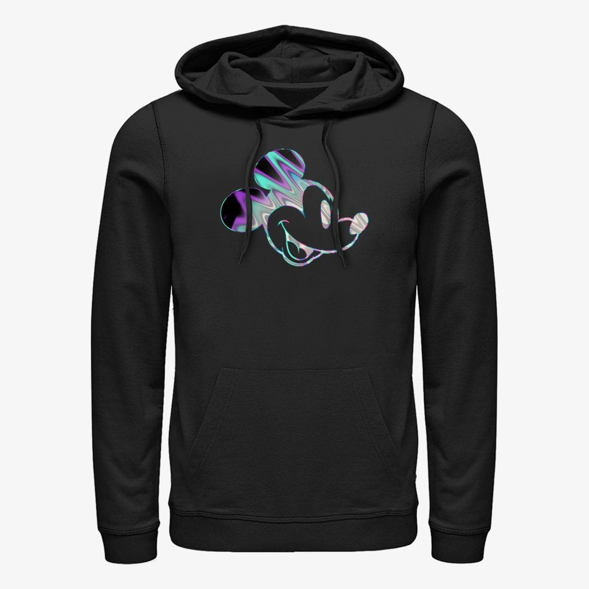 Sweatshirts Merch Disney Classic Mickey - Neon Slick Mick Unisex Hoodie Black