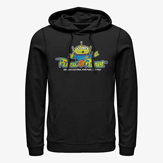 Sweatshirt Merch Disney Toy Story 1-3 - Pizza Arcade Unisex Hoodie Black