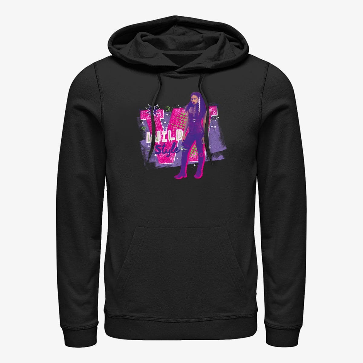 Sweaters Merch Disney Zombies - Wild Style Unisex Hoodie Black