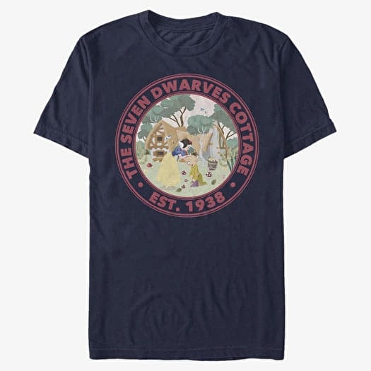 Maglietta Merch Disney Snow White - SW Sticker Unisex T-Shirt Navy Blue