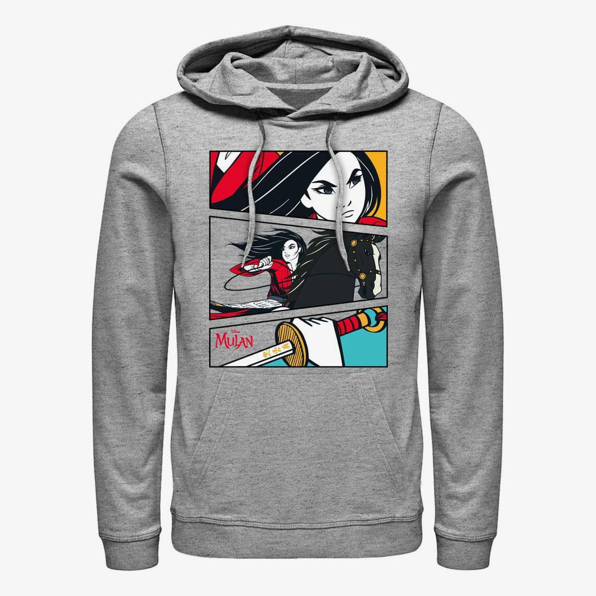 Felpe Merch Disney Atlantis: The Lost Empire - Action Panels Unisex Hoodie Heather Grey