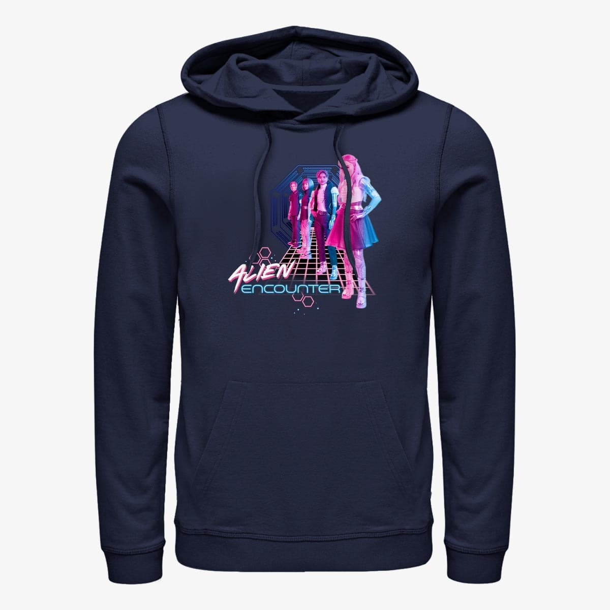 Sweatshirts Merch Disney Zombies - Alien Encounter Unisex Hoodie Navy Blue
