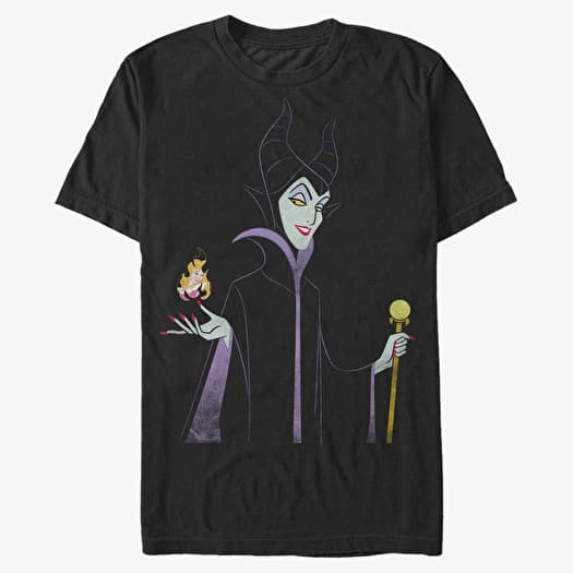 Tricou Merch Disney Sleeping Beauty - Minimal Maleficent Unisex T-Shirt Black