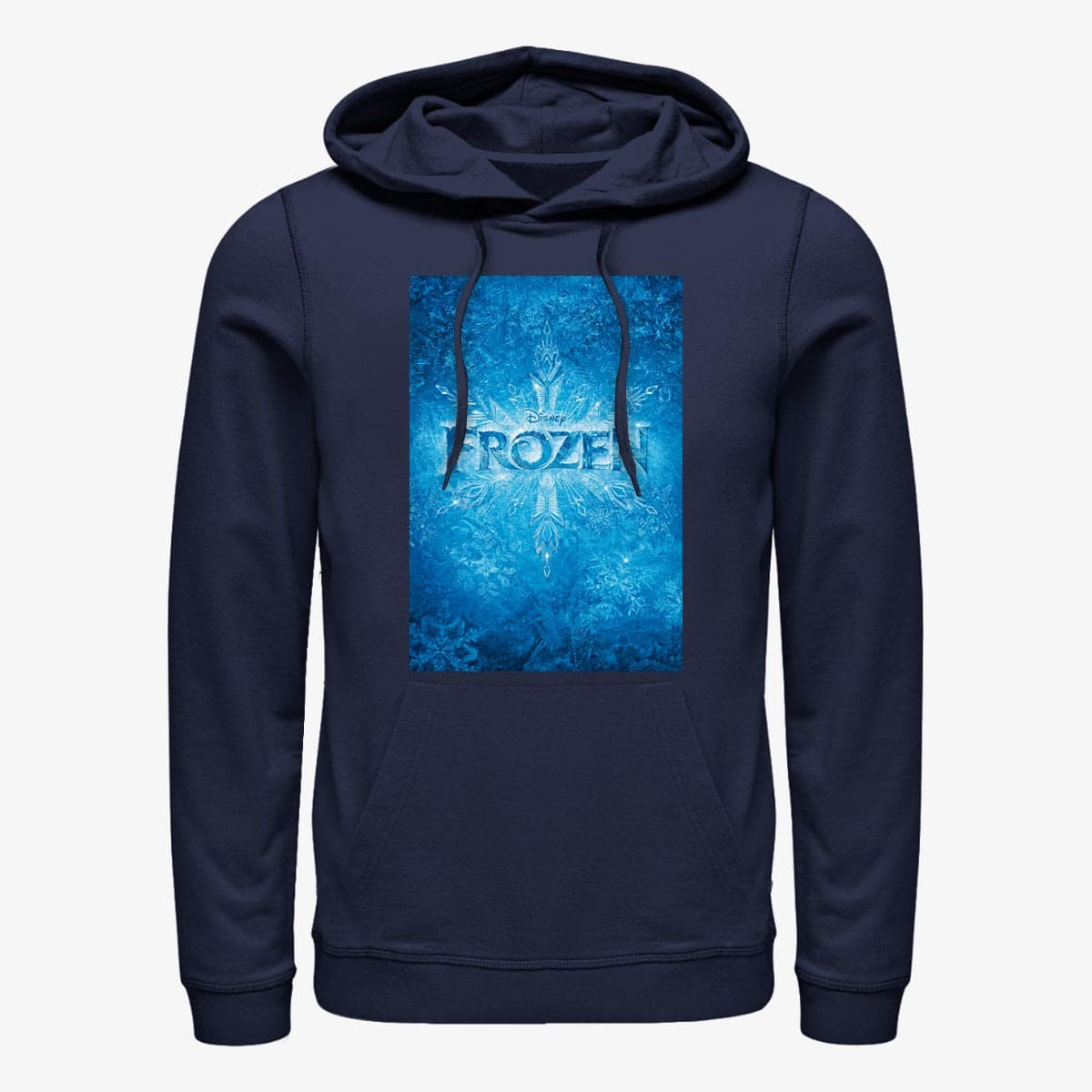 Суичърти Merch Disney Frozen - Frozen Poster Unisex Hoodie Navy Blue