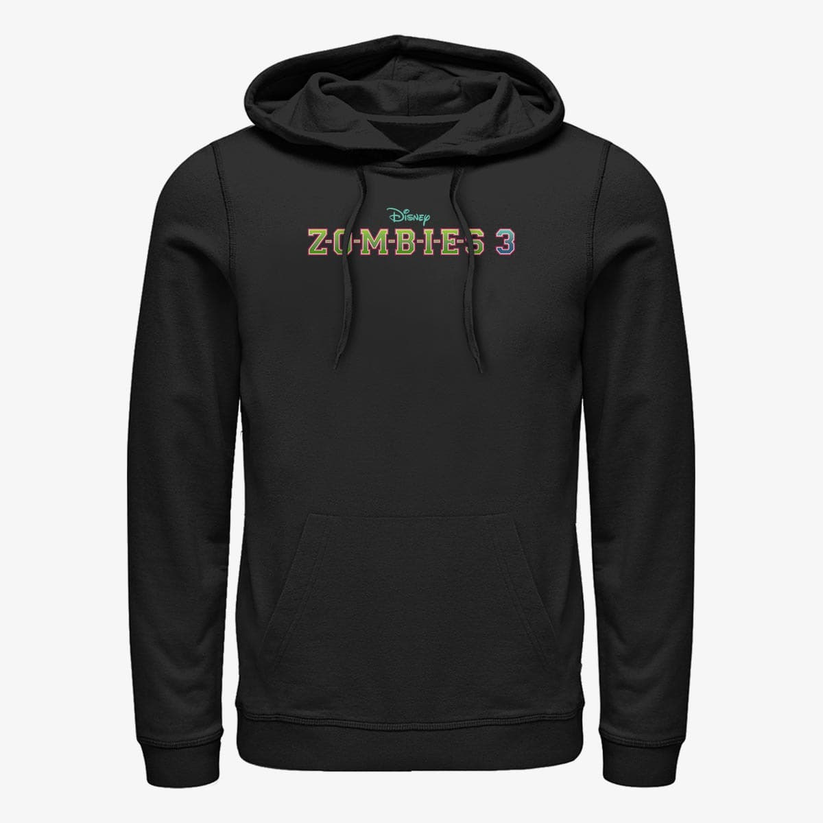 Felpe Merch Disney Zombies - Logo Print Unisex Hoodie Black