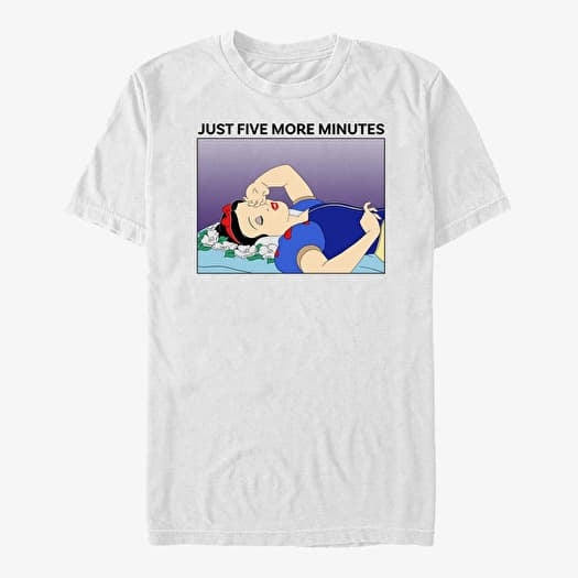 T-shirt Merch Disney Snow White - Snow White Snooze Unisex T-Shirt White