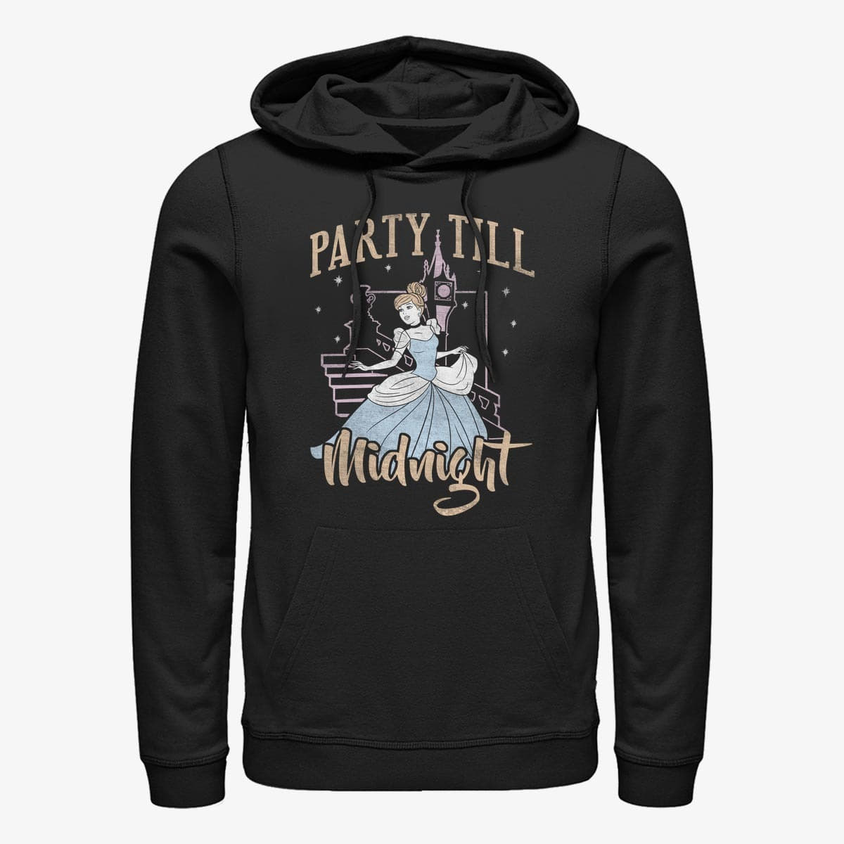 Dukserice Merch Disney Cinderella - Till We Bye Unisex Hoodie Black