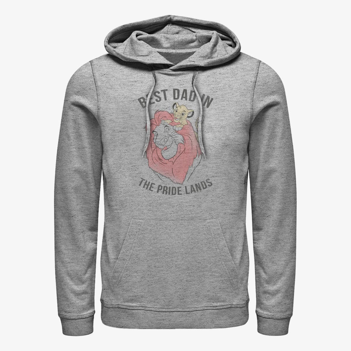 Hoodies and sweatshirts  Merch Disney The Lion King - Pride Lands Dad Unisex Hoodie Heather Grey