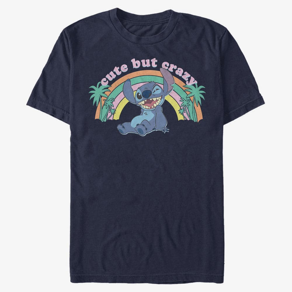T Shirts Merch Disney Lilo Stitch Kawaii Stitch Unisex T Shirt Navy Blue Queens