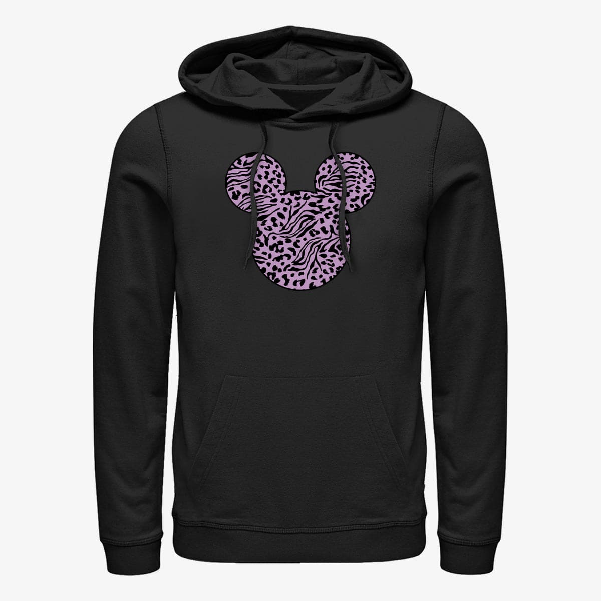 Sweatshirts Merch Disney Classic Mickey - Mickey Zebra Cheeta Fill Unisex Hoodie Black