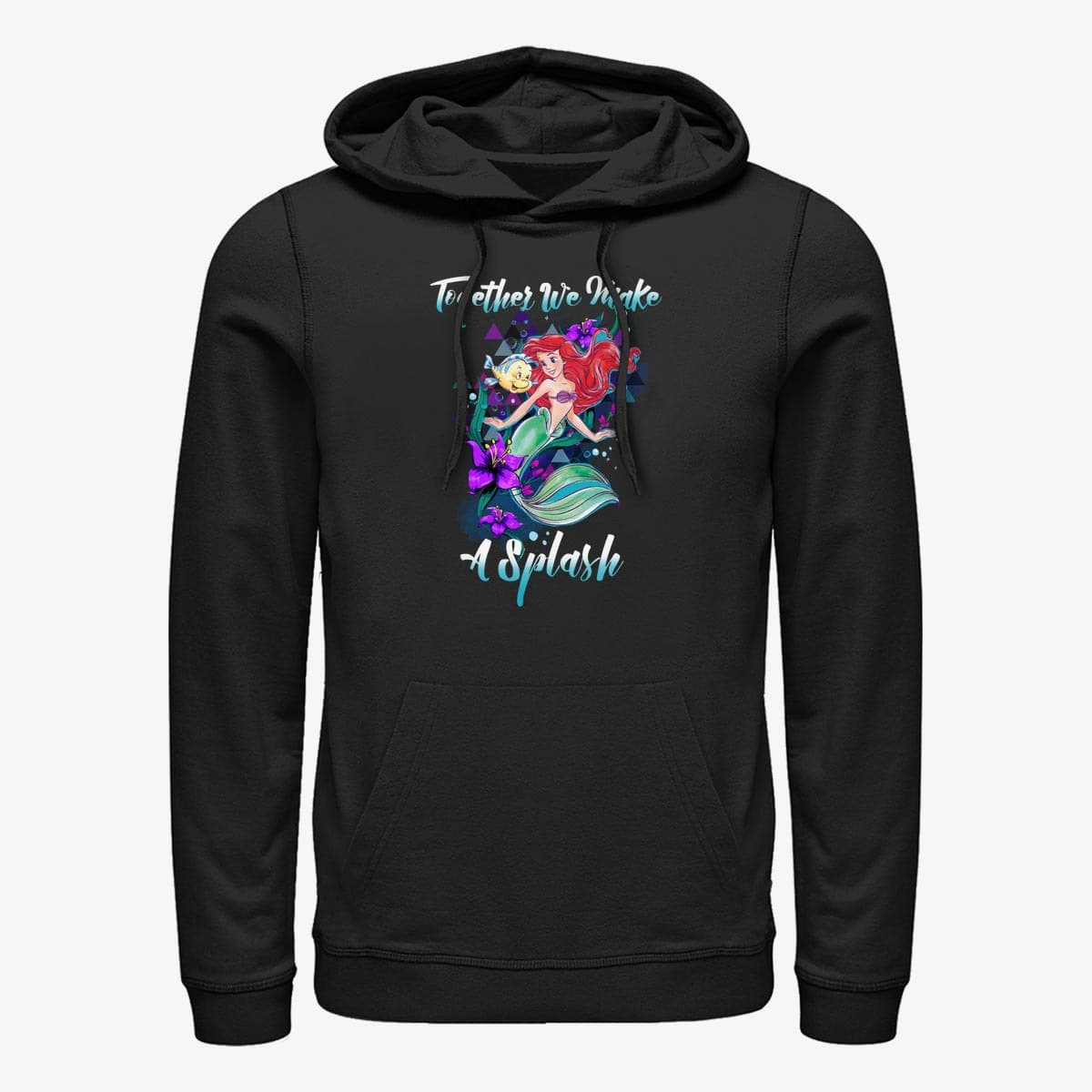 Hoodies and sweatshirts  Merch Disney The Little Mermaid - Make A Splash Unisex Hoodie Black