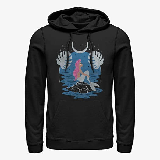 Mikina Merch Disney The Little Mermaid - CELESTIAL ARIEL Unisex Hoodie Black