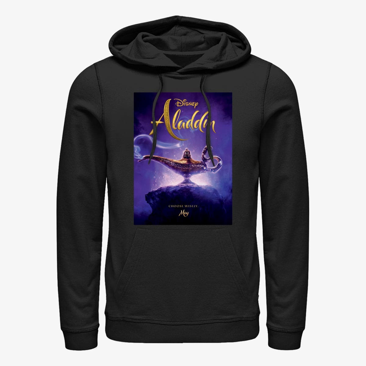 Hoodies en truien Merch Disney Aladdin: Live Action - Aladdin Live Action Cover Unisex Hoodie Black