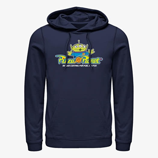Sweatshirt Merch Disney Toy Story 1-3 - Pizza Arcade Unisex Hoodie Navy Blue