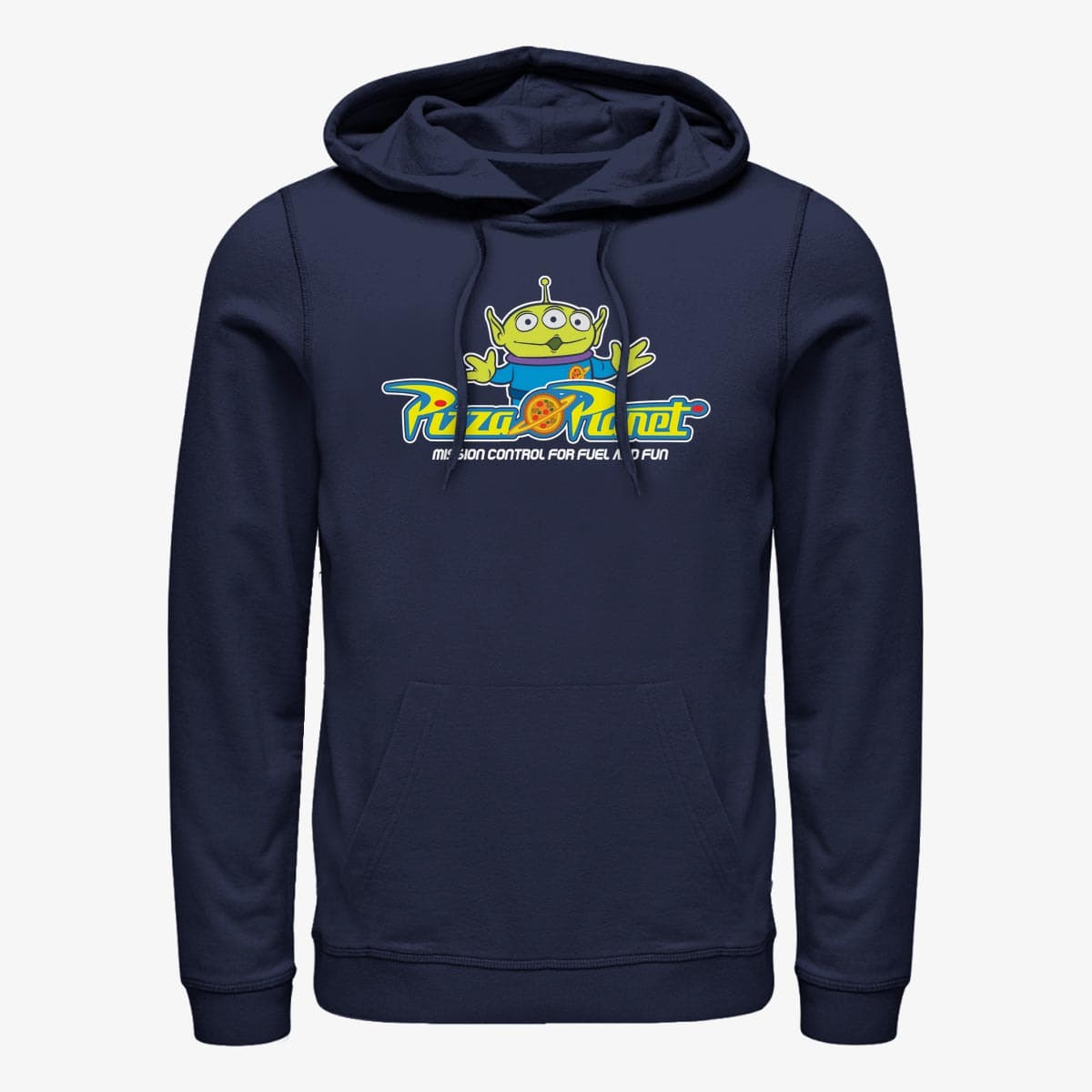 Hoodies and sweatshirts  Merch Disney Toy Story 1-3 - Pizza Arcade Unisex Hoodie Navy Blue