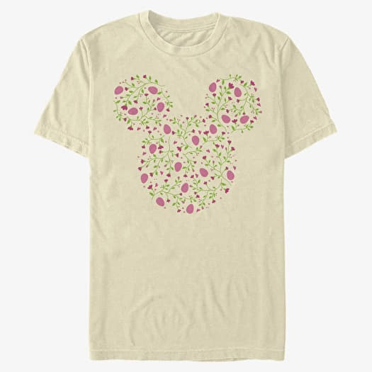 T-shirt Merch Disney Classic Mickey - Shabby Chic Egg Unisex T-Shirt Natural