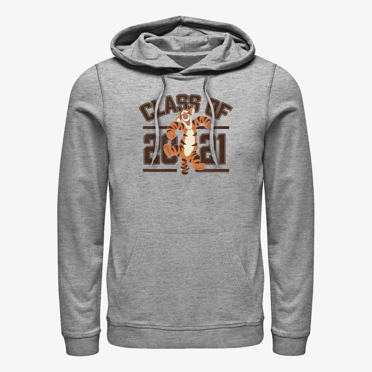 Mikiny Merch Disney Winnie The Pooh - Tigger Class 21 Unisex Hoodie Heather Grey