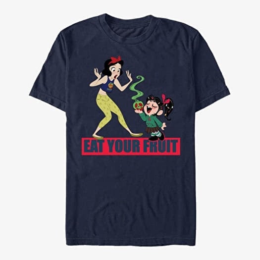 Tričko Merch Disney Wreck-It Ralph 2 - Apple a Day Unisex T-Shirt Navy Blue
