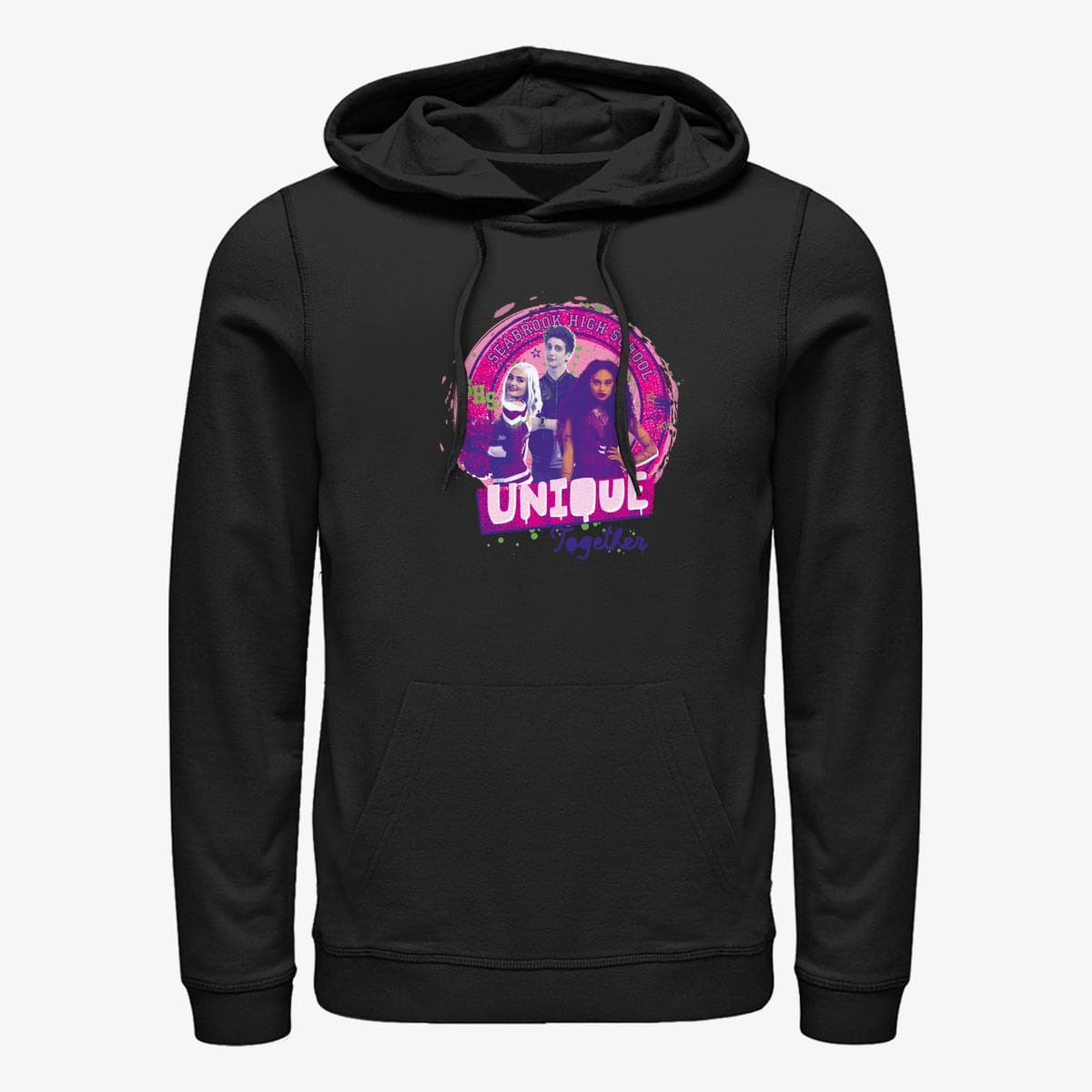 Суичърти Merch Disney Zombies - Unique Badge Unisex Hoodie Black