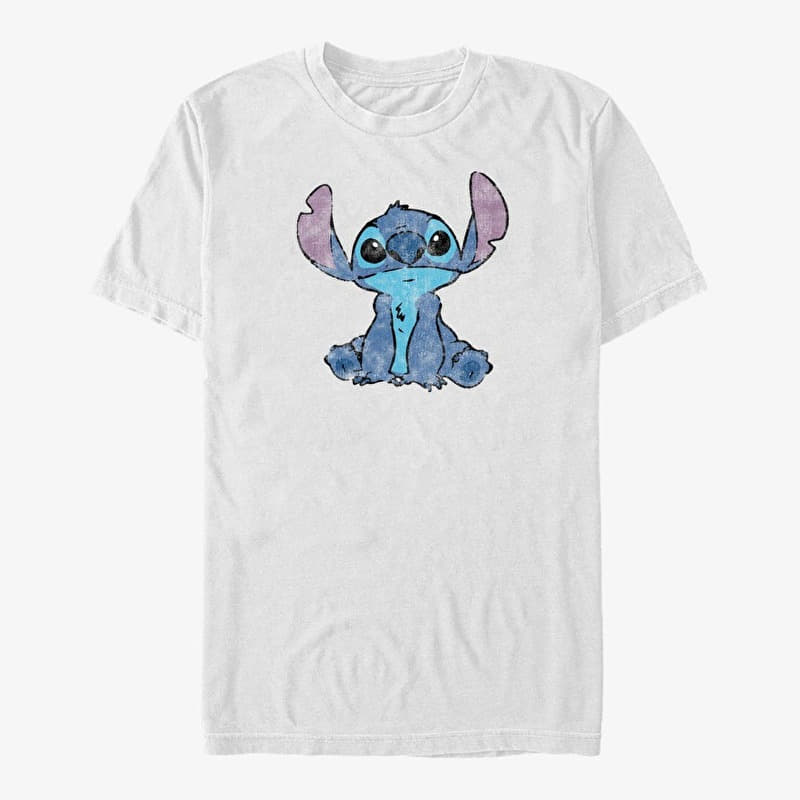 Maglietta Merch Disney Lilo & Stitch - Simply Stitch Unisex T-Shirt White