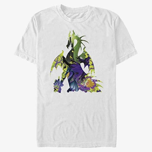 T-shirt Merch Disney Sleeping Beauty - Dragon Form Unisex T-Shirt White