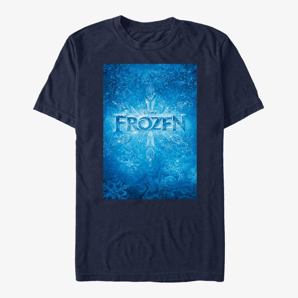 T-shirts Merch Disney Frozen - Frozen Poster Unisex T-Shirt Navy Blue