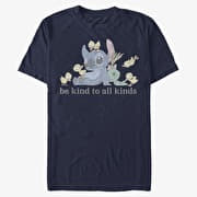 Merch Disney Lilo & Stitch - Kind To All Kinds Unisex T-Shirt Navy Blue