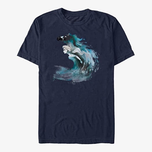 Majica Merch Disney Frozen 2 - Watercolor Spirit Unisex T-Shirt Navy Blue