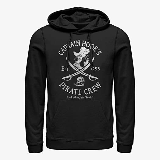 Sweatshirt Merch Disney Peter Pan - Salty Crew Unisex Hoodie Black