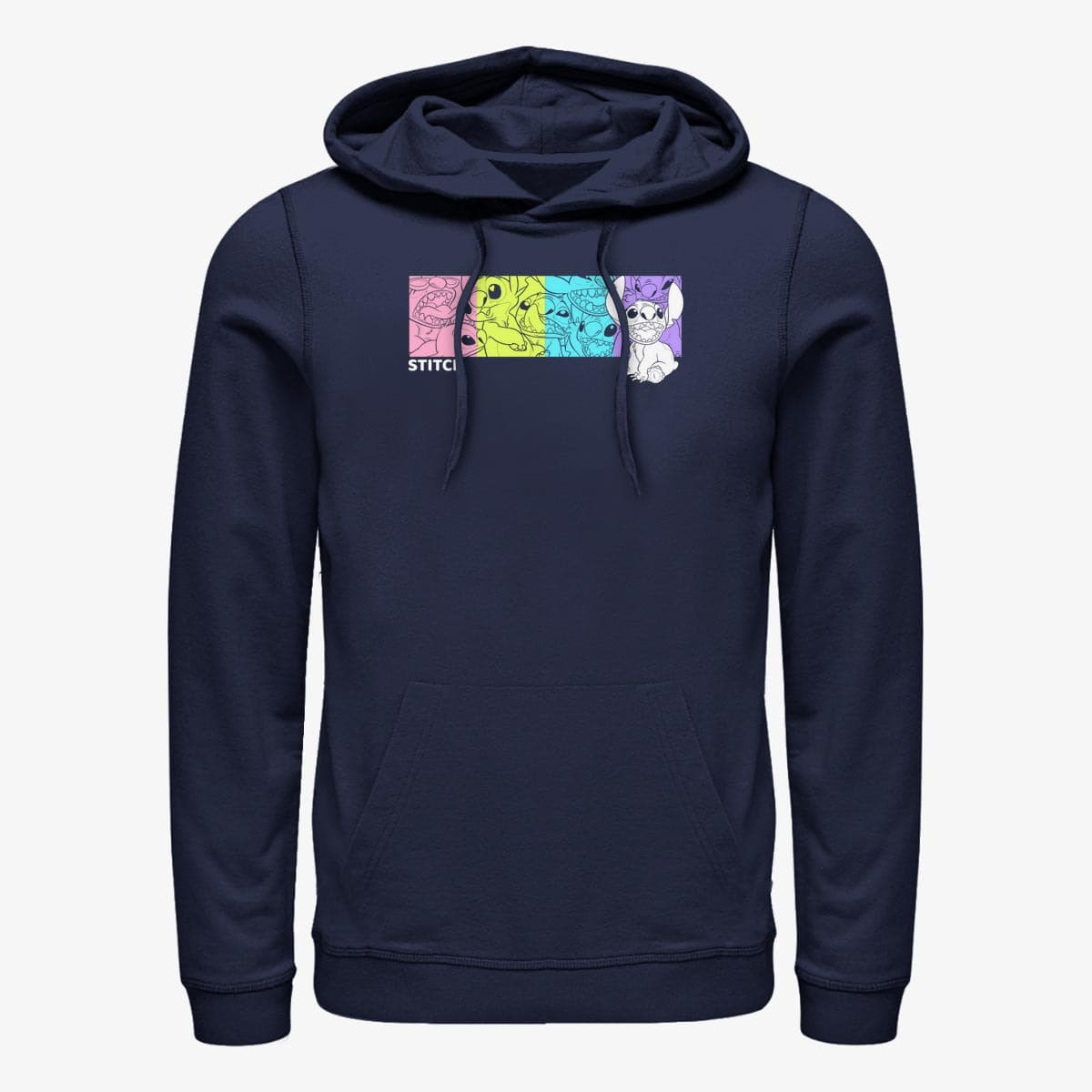 Sweatshirts Merch Disney Lilo & Stitch - Stitch Box Unisex Hoodie Navy Blue