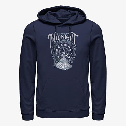 Mikina Merch Disney Cinderella - STROKE OF MIDNIGHT Unisex Hoodie Navy Blue