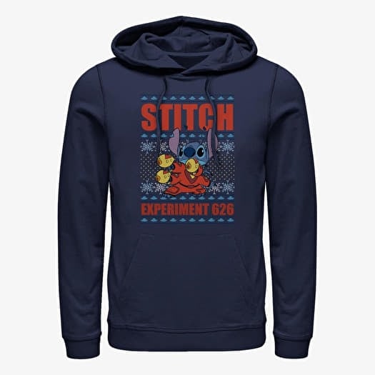 Džemperis Merch Disney Lilo & Stitch - Stitch Experiment 626 Unisex Hoodie Navy Blue