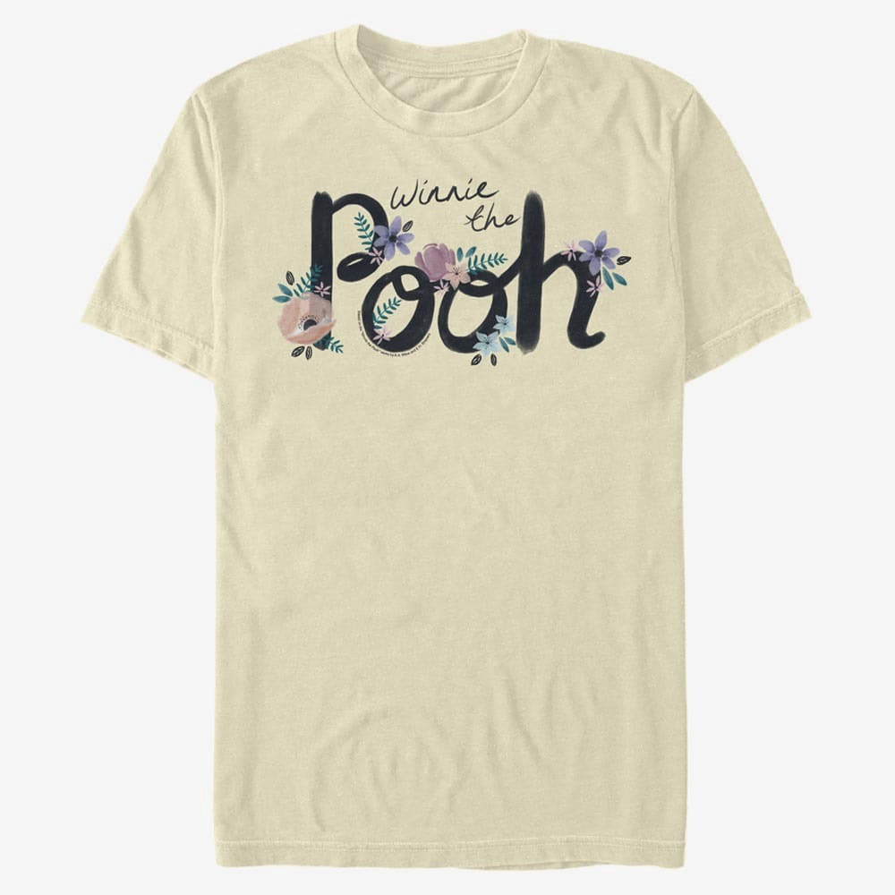 Trička Merch Disney Winnie the Pooh - Name Art Unisex T-Shirt Natural