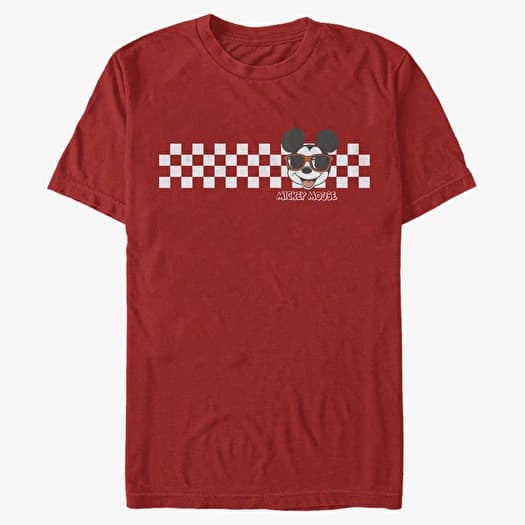 Μπλουζάκι Merch Disney Classic Mickey - MICKEY CHECKERS Unisex T-Shirt Red