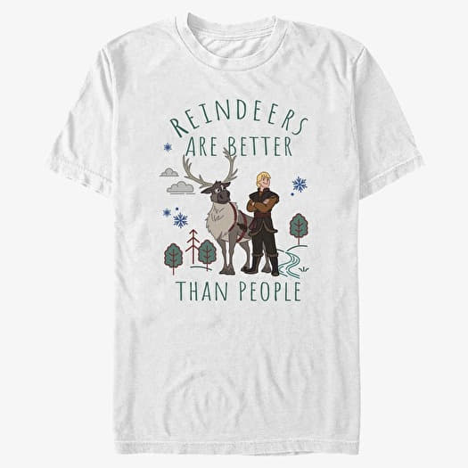 Camiseta Merch Disney Frozen 2 - Better Reindeers Unisex T-Shirt White