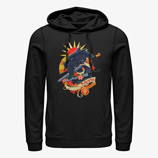 Sweatshirt Merch Disney Mulan - Great Stone Dragon Unisex Hoodie Black