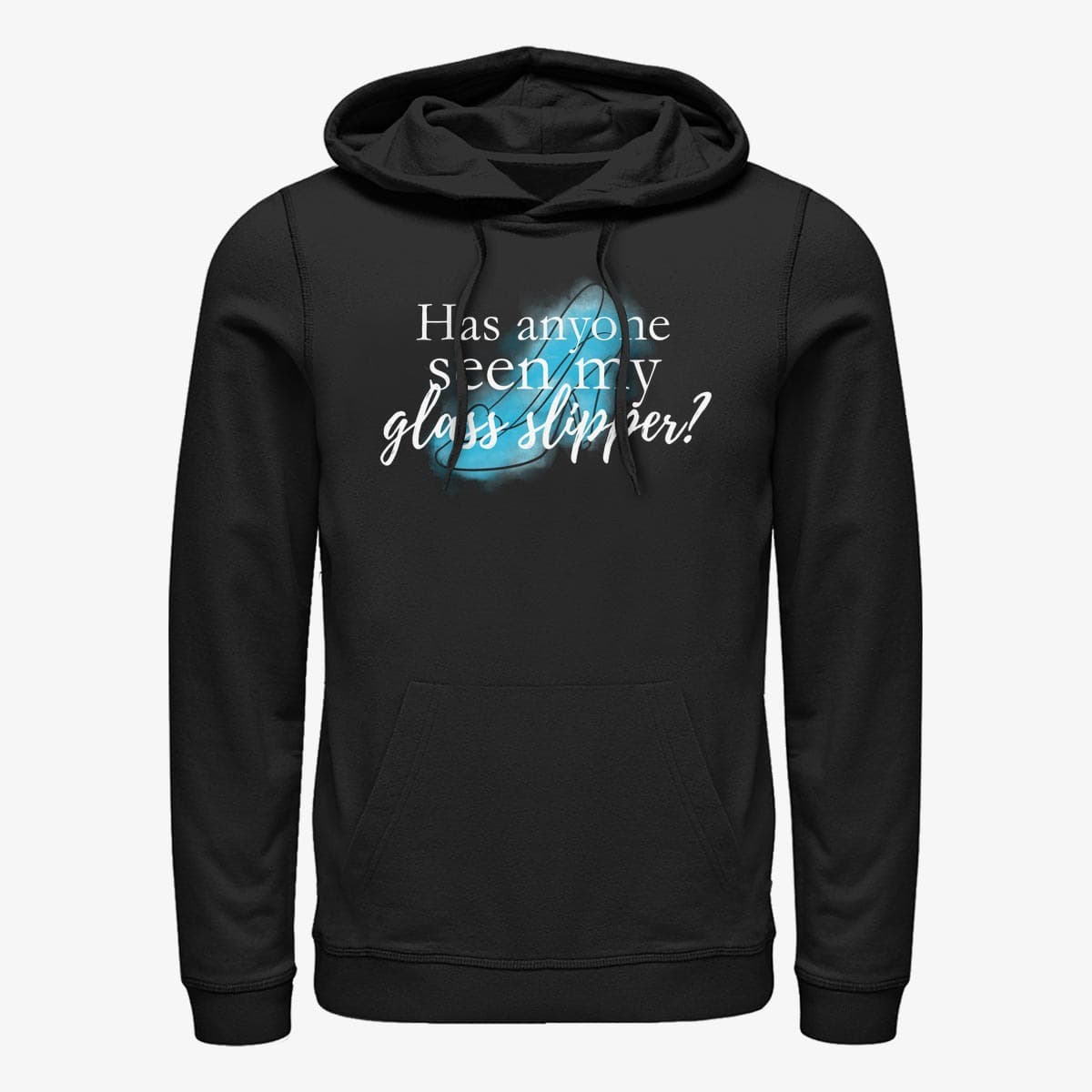 Dukserice Merch Disney Cinderella - Lost Slipper Unisex Hoodie Black