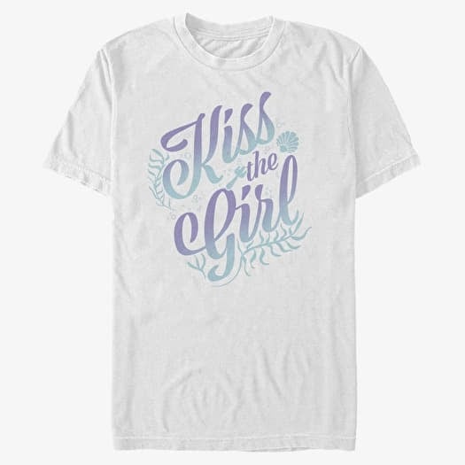 Majica Merch Disney The Little Mermaid - Kiss The Girl Unisex T-Shirt White