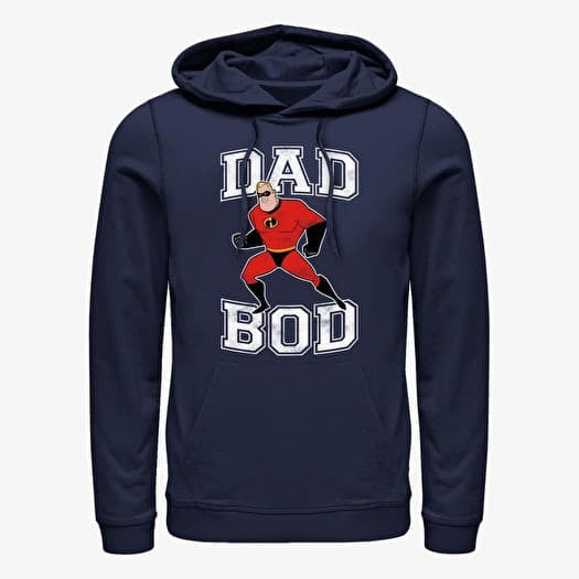 Sweatshirt Merch Disney Incredibles - Dad Bod Unisex Hoodie Navy Blue
