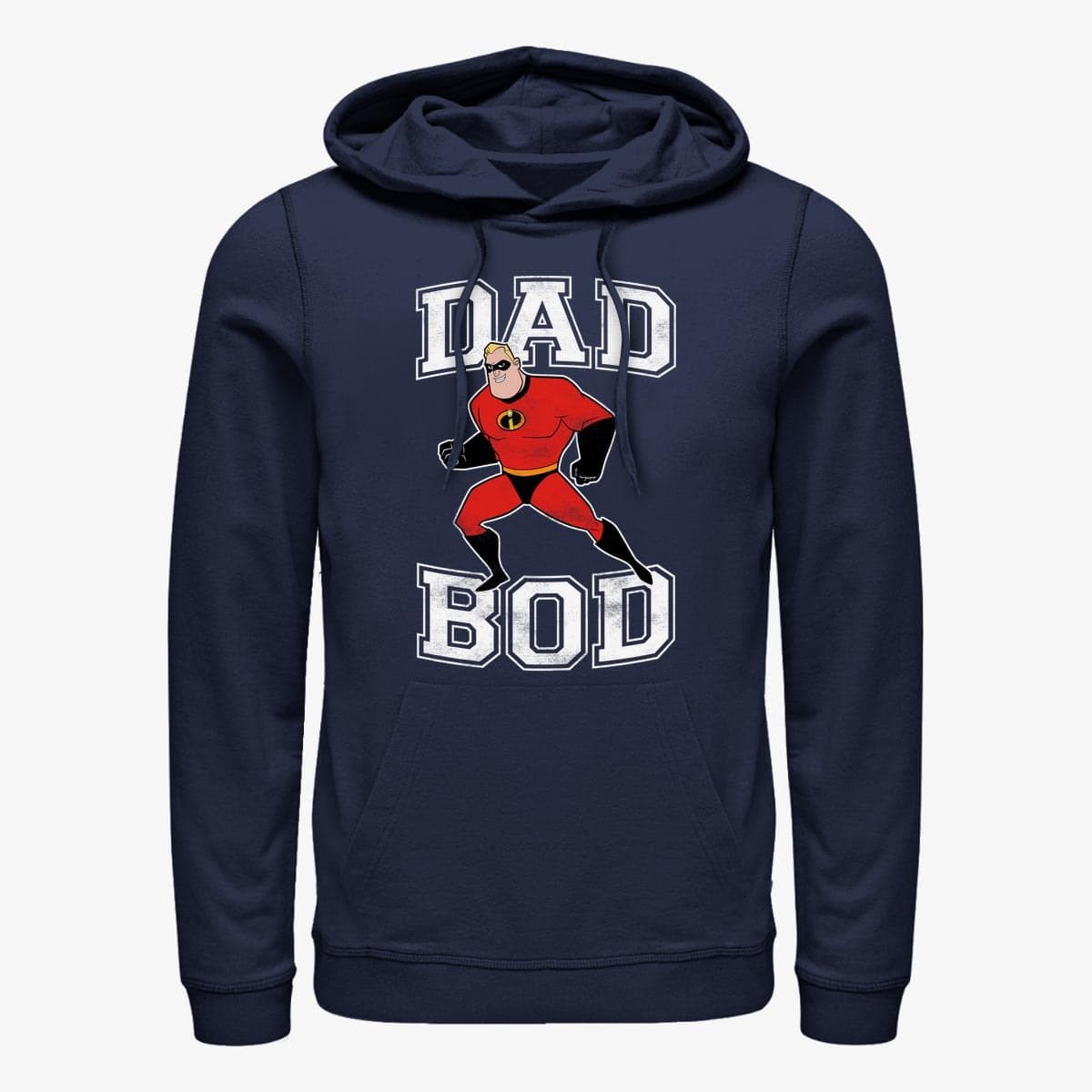 Sweatshirts Merch Disney Incredibles - Dad Bod Unisex Hoodie Navy Blue