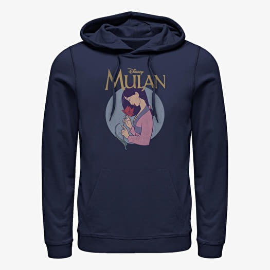 Mikina Merch Disney Mulan - VINTAGE MULAN Unisex Hoodie Navy Blue