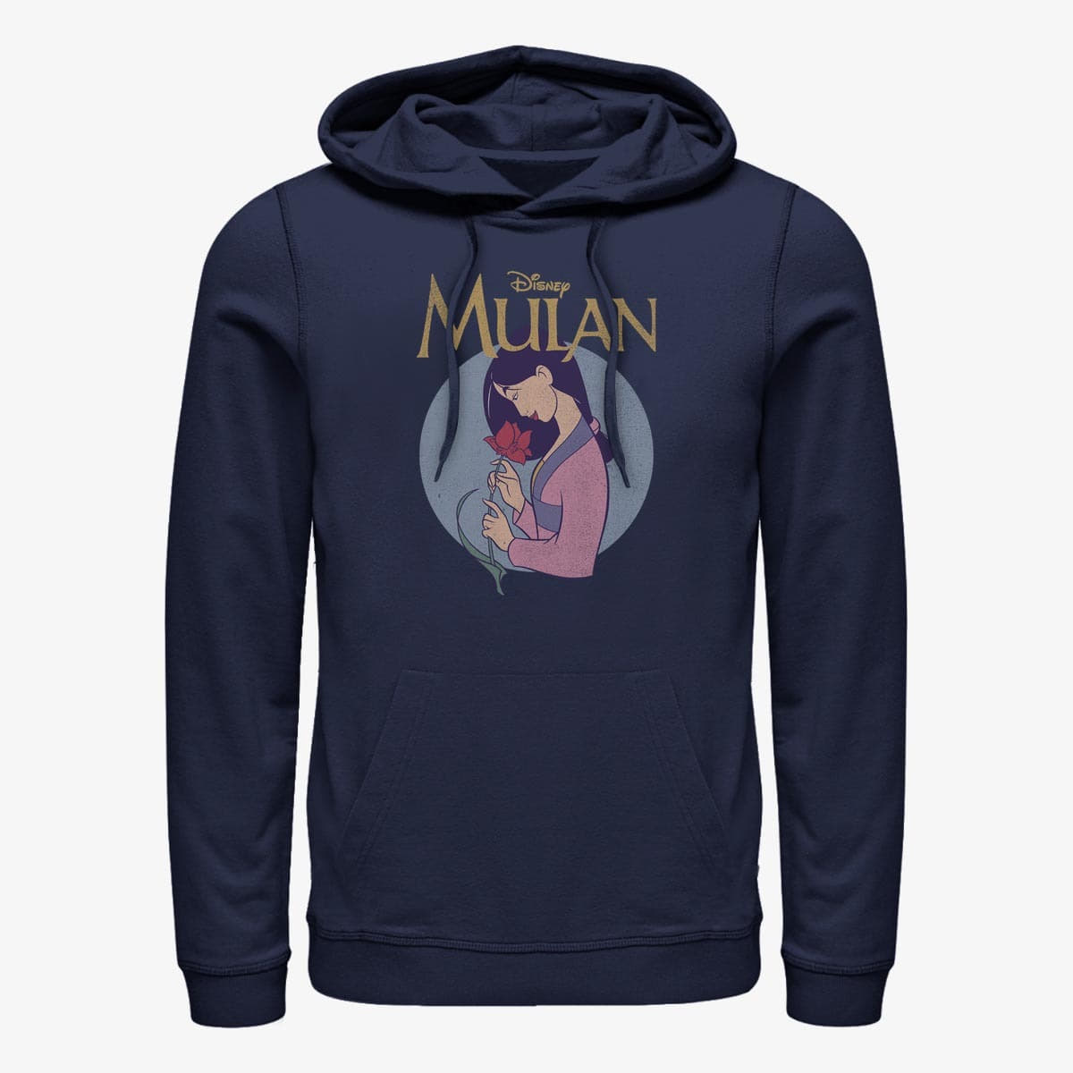 Sweatshirts Merch Disney Mulan - VINTAGE MULAN Unisex Hoodie Navy Blue