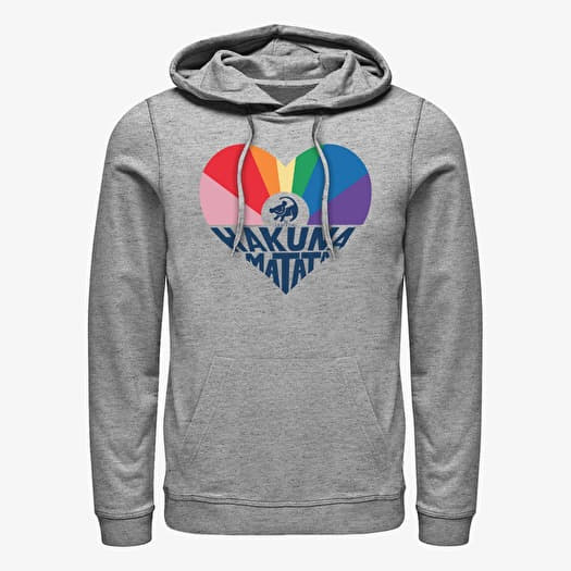 Sweat-shirt Merch Disney The Lion King - HAKUNA PRIDE Unisex Hoodie Heather Grey