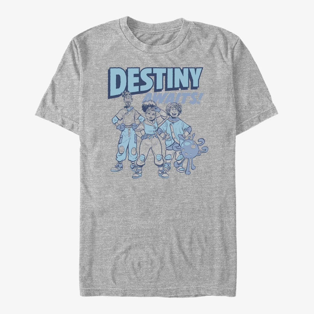 T-shirts Merch Disney Strange World - Destiny Awaits Unisex T-Shirt Heather Grey