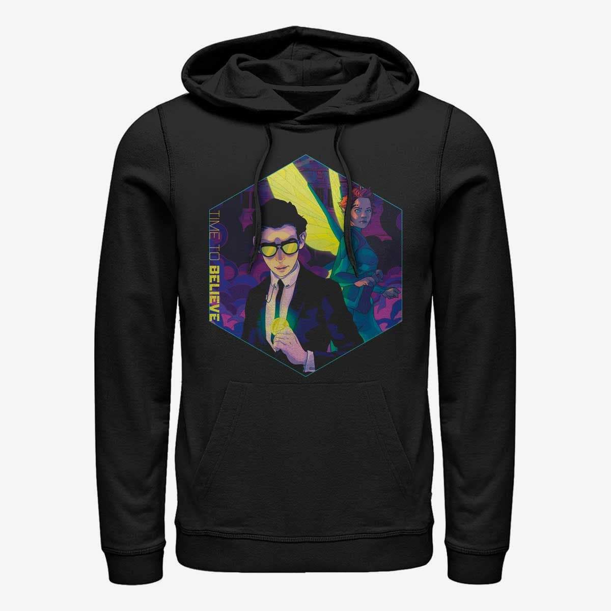 Sweatshirts Merch Disney Artemis Fowl - Time To Believe Unisex Hoodie Black