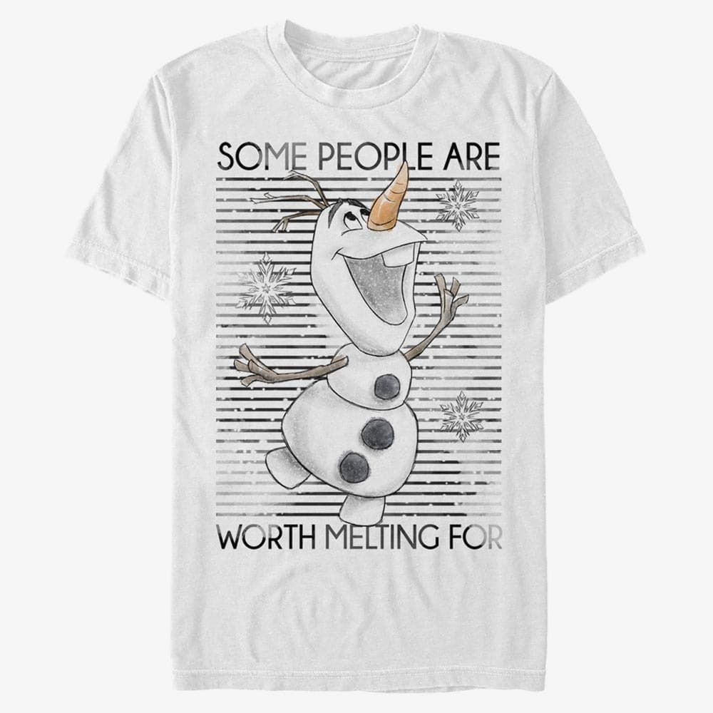 T-shirts Merch Disney Frozen - Worth the Melt Unisex T-Shirt White